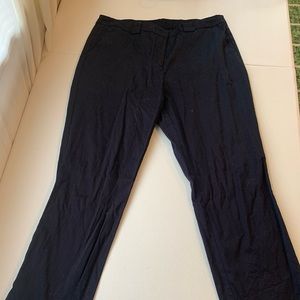 Navy blue Anne Klein slacks. Size 10. Never worn